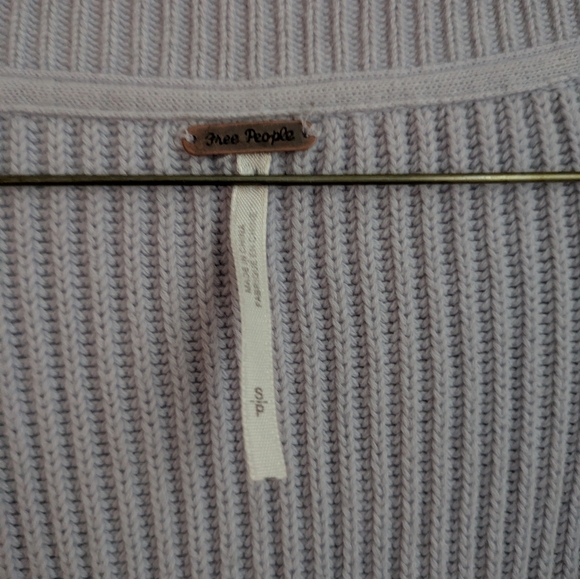 Free People Allure Lavender V-neck Sweater - Picture 4 of 5